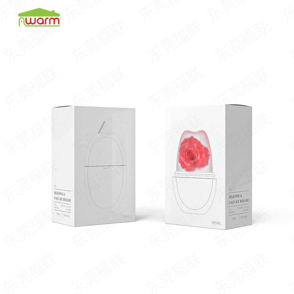 Portable Face Ice Massager with Diamond Design