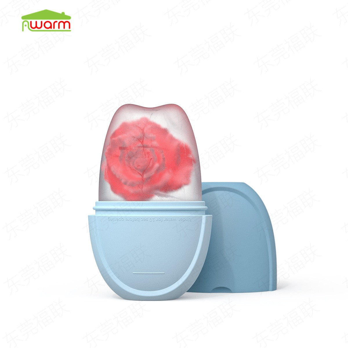 Portable Face Ice Massager with Diamond Design
