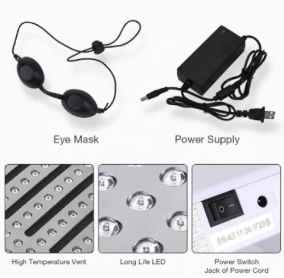 7-Color LED Light Therapy Mask for Skin Rejuvenation & Acne Treatment