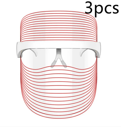 7-Color LED Red Light Therapy Skin Rejuvenation Mask